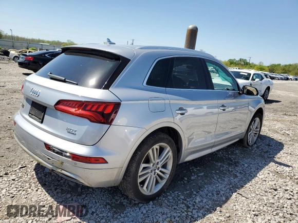 2018 Audi Q5 Premium Plus with VIN WA1BNAFY7J2008173, listed as a Copart auction lot 48298624 with 86,486 mi miles and Salvage Title. Bid and sale history available at carsss.com. Image 3.