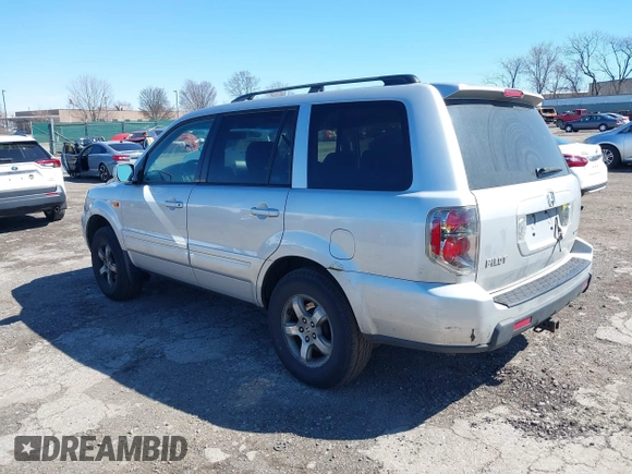 2007 Honda Pilot EX-L with VIN 2HKYF18597H514837, listed as a IAAI auction lot 41800365 with 194,341 mi miles. Bid and sale history available at carsss.com. Image 3.