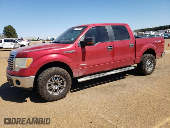 2012 Ford F-150 XL with VIN 1FTFW1ET0CFA28822, listed as a Copart auction lot 49994985 with 197,693 mi miles and Salvage Title. Bid and sale history available at carsss.com. Image 1.