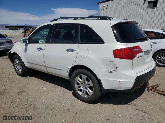 2007 Acura MDX Tech/Entertainment Pkg with VIN 2HNYD28487H504466, listed as a Copart auction lot 53504105 with 217,640 mi miles and Salvage Title. Bid and sale history available at carsss.com. Image 2.