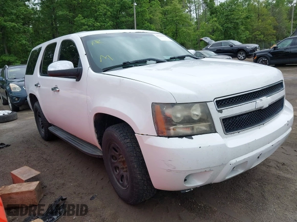 2007 Chevrolet Tahoe Police with VIN 1GNEC030X7R390160, listed as a IAAI auction lot 42241910 with 254,091 mi miles and . Bid and sale history available at DreamBid. Image 1.