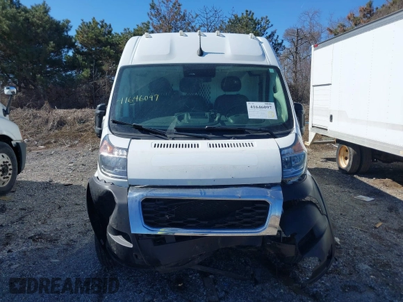 2022 Ram ProMaster Cargo with VIN 3C6MRVJG9NE121583, listed as a IAAI auction lot 41646097 with 67,468 mi miles and . Bid and sale history available at DreamBid. Image 12.