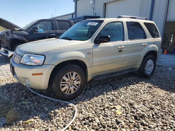 2006 Mercury Mariner Luxury with VIN 4M2YU56186DJ05904, listed as a Copart auction lot 73395834 with 59,806 mi miles and Clean Title. Bid and sale history available at carsss.com. Image 1.