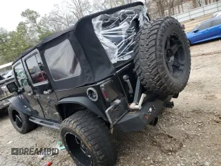2008 Jeep Wrangler Unlimited Sahara with VIN 1J4GA59168L580525, listed as a Copart auction lot 47147905 with 223,138 mi miles and Salvage Title. Bid and sale history available at carsss.com. Image 2.