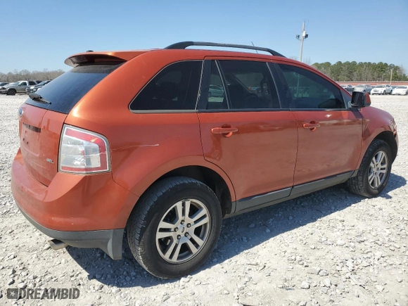 2007 Ford Edge SEL with VIN 2FMDK38C07BA78259, listed as a Copart auction lot 48955675 with 193,868 mi miles and Salvage Title. Bid and sale history available at carsss.com. Image 3.