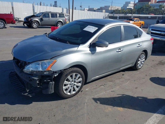 2014 Nissan Sentra SR with VIN 3N1AB7AP9EY335809, listed as a IAAI auction lot 41677172 with 74,362 mi miles. Bid and sale history available at carsss.com. Image 2.