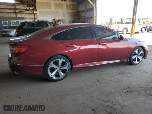 2018 Honda Accord Touring with VIN 1HGCV1F96JA096160, listed as a Copart auction lot 61502425 with 59,901 mi miles and Salvage title. Bid and sale history available at DreamBid. Image 3.