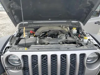 2020 Jeep Gladiator Rubicon z VIN 1C6JJTBG7LL102712, wystawiony jako Copart lot #60887965 z przebiegiem 80 262 mil mil oraz Szkoda całkowita • Salvage title. Historia ofert i sprzedaży dostępna na DreamBid. Obrazek 11.