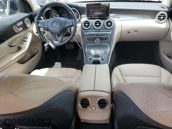 2015 Mercedes-Benz C-Class C 300 Luxury with VIN 55SWF4KB7FU064561, listed as a Copart auction lot 52489215 with 185,244 mi miles and Salvage Title. Bid and sale history available at carsss.com. Image 8.