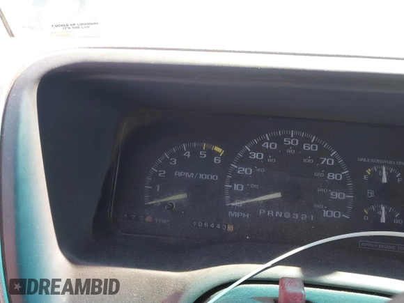 1996 GMC Sierra 1500 with VIN 1GTGC33R4TF018147, listed as a IAAI auction lot 41612770 with 106,443 mi miles and . Bid and sale history available at DreamBid. Image 7.