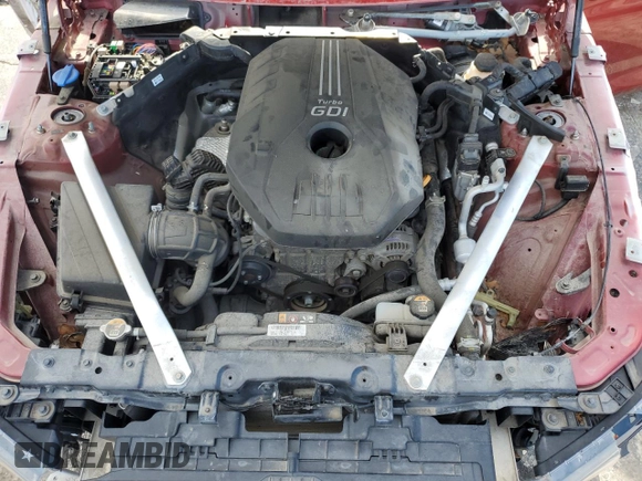 2020 Genesis G70 2.0T with VIN KMTG44LA8LU045233, listed as a Copart auction lot 55247925 with 42,405 mi miles and Salvage title. Bid and sale history available at DreamBid. Image 11.