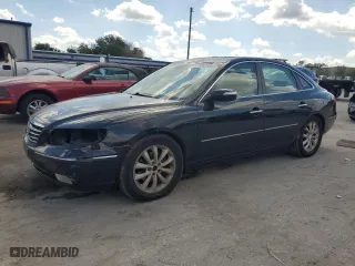 2007 Hyundai Azera SE with VIN KMHFC46F77A230168, listed as a Copart auction lot 72891584 with 119,853 mi miles and Salvage Title. Bid and sale history available at carsss.com. Image 1.