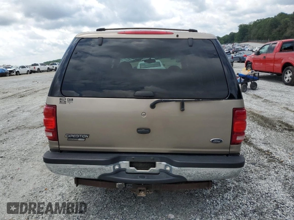 2001 Ford Expedition XLT with VIN 1FMRU15W41LA73480, listed as a Copart auction lot 56740535 with 258,678 mi miles and Salvage title. Bid and sale history available at DreamBid. Image 6.