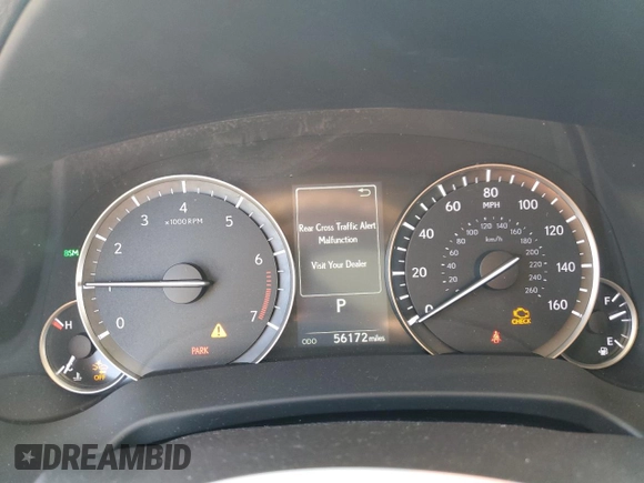 2020 Lexus RX 350L with VIN JTJHZKEA7L2017339, listed as a Copart auction lot 80693844 with 56,172 mi miles and Salvage title. Bid and sale history available at DreamBid. Image 9.