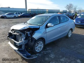 2024 Mitsubishi Mirage G4 ES with VIN ML32FUFJ5RHF12629, listed as a IAAI auction lot 41852904 with 9,433 mi miles. Bid and sale history available at carsss.com. Image 22.