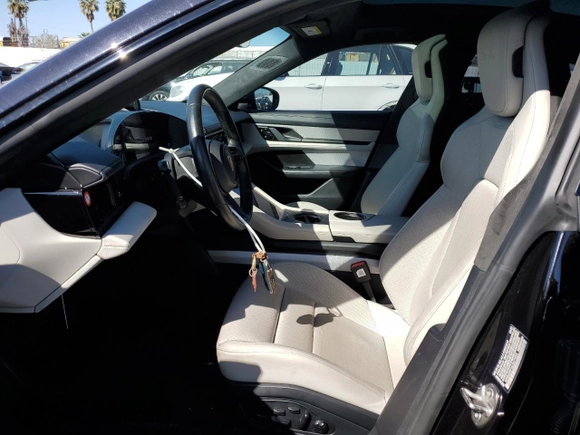 2020 Porsche Taycan Turbo with VIN WP0AC2Y16LSA71591, listed as a Copart auction lot 46949625 with 36,178 mi miles and Salvage title. Bid and sale history available at DreamBid. Image 7.