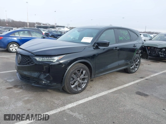 2024 Acura MDX w/A-Spec Package with VIN 5J8YE1H04RL014754, listed as a IAAI auction lot 41335377 with 15,815 mi miles. Bid and sale history available at carsss.com. Image 17.