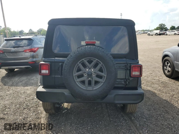 2024 Jeep Wrangler Sport S z VIN 1C4PJXDGXRW334039, wystawiony jako Copart lot #54206225 z przebiegiem 13 528 mil mil oraz Szkoda całkowita • Salvage title. Historia ofert i sprzedaży dostępna na DreamBid. Obrazek 6.