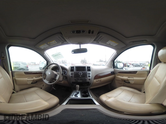 2011 Nissan Armada SV with VIN 5N1AA0ND5BN600138, listed as a IAAI auction lot 41535623 with 218,533 mi miles and . Bid and sale history available at DreamBid. Image 21.