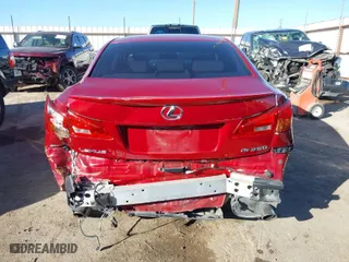 2006 Lexus IS 350 Auto with VIN JTHBE262065005210, listed as a IAAI auction lot 41525382 with 115,602 mi miles. Bid and sale history available at carsss.com. Image 6.