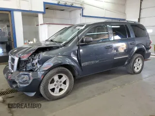 2007 Dodge Durango SLT z VIN 1D8HB48N07F585160, wystawiony jako Copart lot #65095845 z przebiegiem 199 144 mil mil oraz Szkoda całkowita • Salvage title. Historia ofert i sprzedaży dostępna na DreamBid. Obrazek 1.