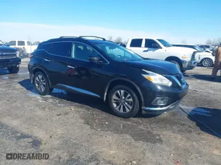 2016 Nissan Murano S with VIN 5N1AZ2MG4GN156791, listed as a IAAI auction lot 41390742 with 140,578 mi miles. Bid and sale history available at carsss.com. Image 1.