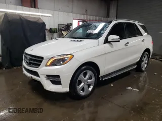 2015 Mercedes-Benz M 400 with VIN 4JGDA5GB0FA535623, listed as a Copart auction lot 45979705 with 115,592 mi miles and Salvage Title. Bid and sale history available at DreamBid. Image 1.