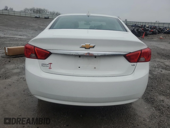 2016 Chevrolet Impala LS with VIN 2G11Z5SA7G9194760, listed as a Copart auction lot 51800815 with 100,767 mi miles and Salvage title. Bid and sale history available at DreamBid. Image 6.