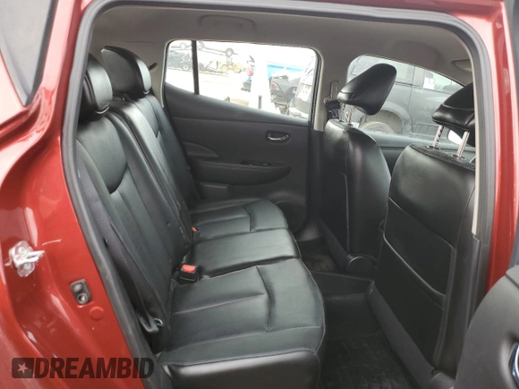 2013 Nissan LEAF SL with VIN 1N4AZ0CP7DC411814, listed as a Copart auction lot 51166825 with 40,108 mi miles and Non repairable. Bid and sale history available at DreamBid. Image 10.