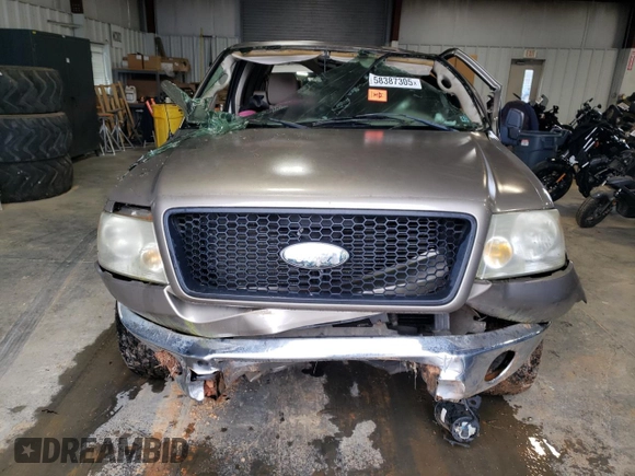 2006 Ford F-150 XLT z VIN 1FTPX12546NA44863, wystawiony jako Copart lot #58387305 z przebiegiem Nie podano mil oraz Szkoda całkowita • Salvage title. Historia ofert i sprzedaży dostępna na DreamBid. Obrazek 5.