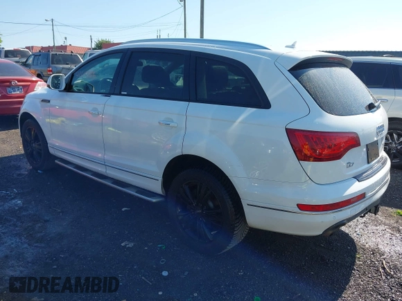 2011 Audi Q7 Premium Plus with VIN WA1LMAFE6BD003047, listed as a IAAI auction lot 42641335 with 213,023 mi miles and . Bid and sale history available at DreamBid. Image 3.