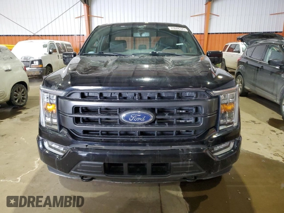2022 Ford F-150 XL with VIN 1FTEW1EP6NKE52594, listed as a Copart auction lot 43848325 with 57,040 mi miles and Salvage Title. Bid and sale history available at DreamBid. Image 5.
