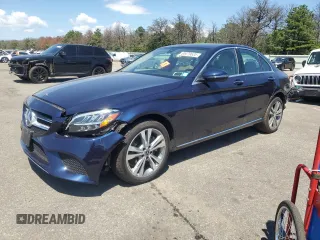 2019 Mercedes-Benz C 300 with VIN WDDWF8EB9KR518811, listed as a Copart auction lot 65079635 with 41,487 mi miles and Salvage title. Bid and sale history available at DreamBid. Image 1.