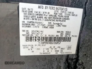 2014 Ford Taurus SHO z VIN 1FAHP2KT4EG106957, wystawiony jako Copart lot #59364185 z przebiegiem 113 704 mil mil oraz Szkoda całkowita • Salvage title. Historia ofert i sprzedaży dostępna na DreamBid. Obrazek 12.