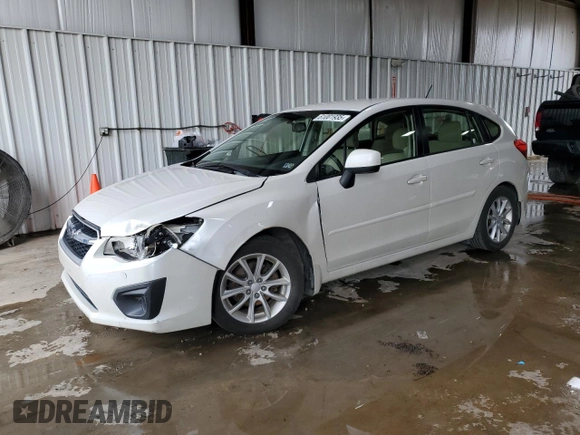 2012 Subaru Impreza Premium with VIN JF1GPAC6XCH246534, listed as a Copart auction lot 61001935 with 141,728 mi miles and Salvage title. Bid and sale history available at DreamBid. Image 1.