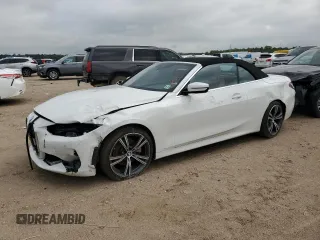 2023 BMW 4 Series 430i xDrive with VIN WBA43AT03PCL32501, listed as a Copart auction lot 49341915 with 18,375 mi miles and Salvage Title. Bid and sale history available at carsss.com. Image 1.