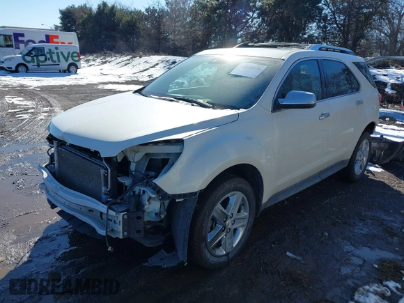 2015 Chevrolet Equinox LTZ with VIN 1GNALDEK5FZ126010, listed as a IAAI auction lot 41646828 with 68,557 mi miles. Bid and sale history available at carsss.com. Image 18.