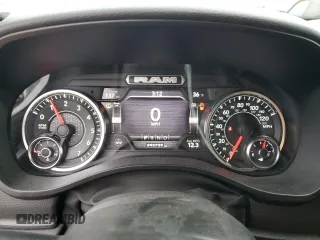 2022 Ram 1500 Lone Star with VIN 1C6SRFFT8NN361352, listed as a Copart auction lot 43051805 with 46,734 mi miles and Salvage title. Bid and sale history available at DreamBid. Image 9.