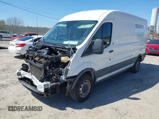 2018 Ford Transit with VIN 1FTYR2CM0JKB49923, listed as a IAAI auction lot 41977529 with 59,304 mi miles. Bid and sale history available at carsss.com. Image 2.