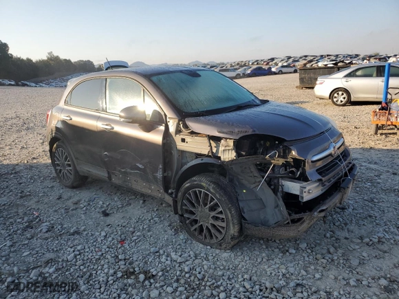 2016 FIAT 500X Trekking with VIN ZFBCFYCT0GP329202, listed as a Copart auction lot 74256844 with 75,814 mi miles and Salvage Title. Bid and sale history available at carsss.com. Image 4.
