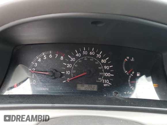2006 Toyota Corolla CE with VIN 2T1BR32E06C635243, listed as a Copart auction lot 55231625 with 102,081 mi miles and Salvage Title. Bid and sale history available at DreamBid. Image 9.