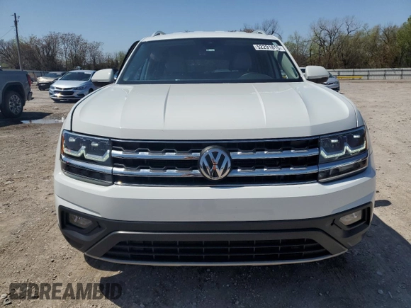 2019 Volkswagen Atlas SE with VIN 1V2WR2CA7KC598569, listed as a Copart auction lot 52291815 with 92,778 mi miles and Salvage title. Bid and sale history available at DreamBid. Image 5.