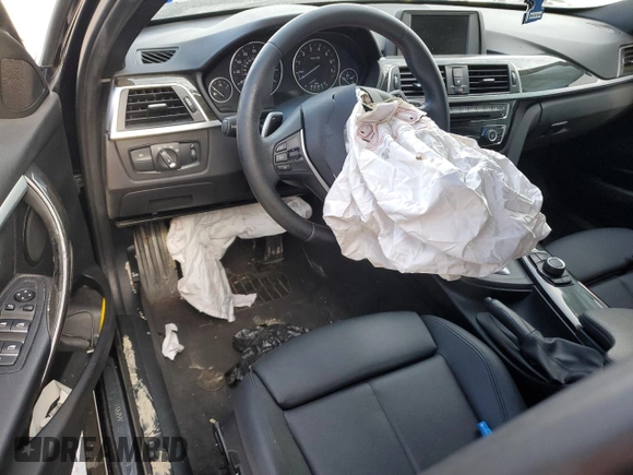 2017 BMW 3 Series 330i with VIN WBA8B9C54HK676408, listed as a Copart auction lot 87672795 with Not Provided miles and Salvage Title. Bid and sale history available at carsss.com. Image 8.