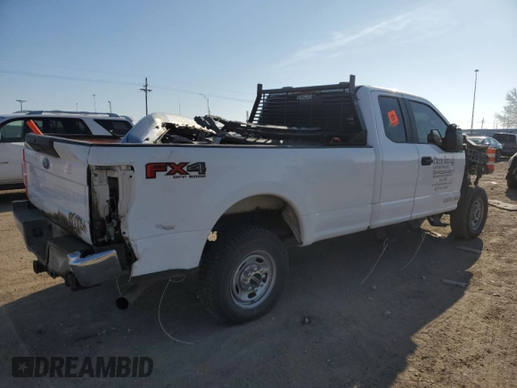 2021 Ford Super Duty F-250 SRW XL with VIN 1FT7X2B64MEE18691, listed as a Copart auction lot 80460914 with 81,101 mi miles and Salvage Title. Bid and sale history available at carsss.com. Image 3.