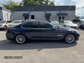 2015 BMW 7 Series 750i xDrive with VIN WBAYB6C5XFD965910, listed as a Copart auction lot 55407895 with 173,486 mi miles and Salvage Title. Bid and sale history available at carsss.com. Image 13.