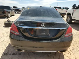 2018 Mercedes-Benz C 300 with VIN 55SWF4JB5JU281150, listed as a Copart auction lot 55307205 with Not provided miles and Salvage title. Bid and sale history available at DreamBid. Image 6.