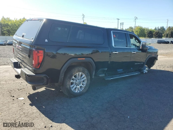 2020 GMC Sierra 3500HD Denali with VIN 1GT49WEY7LF125605, listed as a Copart auction lot 73732644 with 33,815 mi miles and Salvage Title. Bid and sale history available at carsss.com. Image 3.