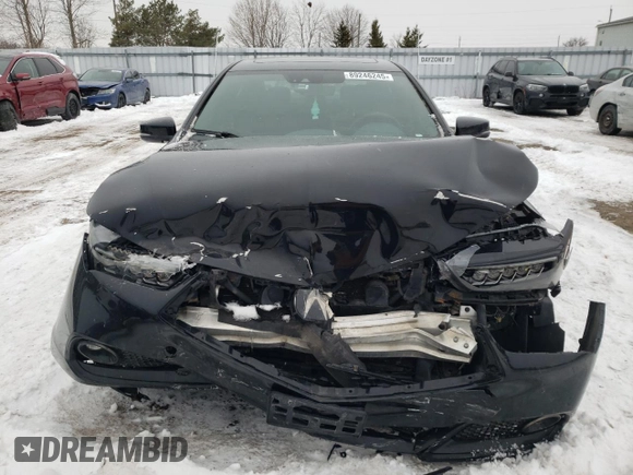 2018 Acura TLX w/A-SPEC Pkg with VIN 19UUB3F60JA801467, listed as a Copart auction lot 89246245 with 0 mi miles and Salvage Title. Bid and sale history available at carsss.com. Image 5.