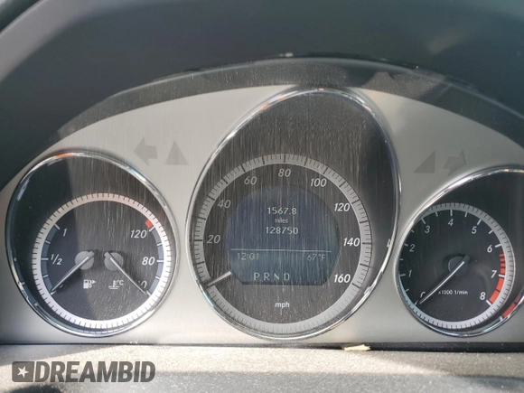 2009 Mercedes-Benz C 300 Sport with VIN WDDGF54X39F213185, listed as a Copart auction lot 51691235 with 128,750 mi miles and Salvage title. Bid and sale history available at DreamBid. Image 9.