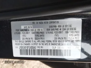 2015 Mazda CX-5 Sport with VIN JM3KE4BY9F0495948, listed as a IAAI auction lot 41501840 with 145,959 mi miles. Bid and sale history available at carsss.com. Image 9.